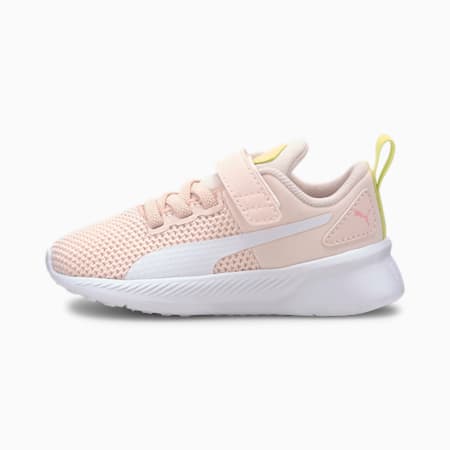 Flyer Runner Babies' Trainers, Rosewater-Puma White-Sunny Lime-Peony-Puma Black, small-SEA
