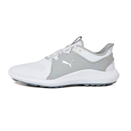 IGNITE FASTEN8 golfschoenen heren, Puma White-Puma Silver-High Rise, small