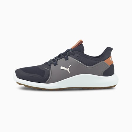 IGNITE FASTEN8 golfschoenen heren, Navy Blazer-Puma Silver-QUIET SHADE, small