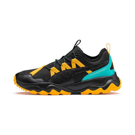 Ember TRL Men's Running Shoes, Puma Black-Blue Turquoise-Orange Alert, small-SEA