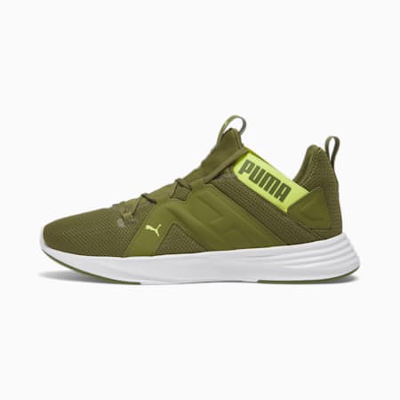 Contempt Demi Men's Training Shoes, Olive Green-Lime Sheen, small