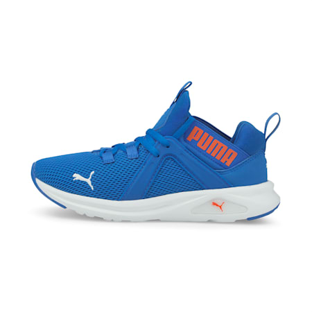 Enzo 2 Weave Youth Trainers, Victoria Blue-Puma White, small