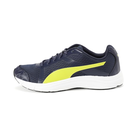 Voyager IDP Men's Running Shoes, Peacoat-Limepunch-Puma White, small-IND