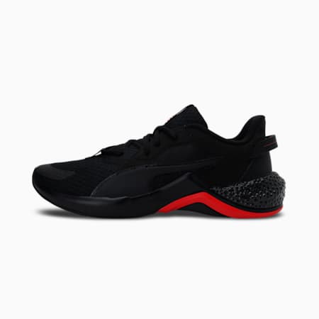 Hybrid NX Ozone Running Shoes, Puma Black-High Risk Red, small-IND