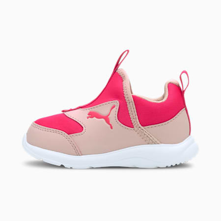 pink puma slip on sneakers