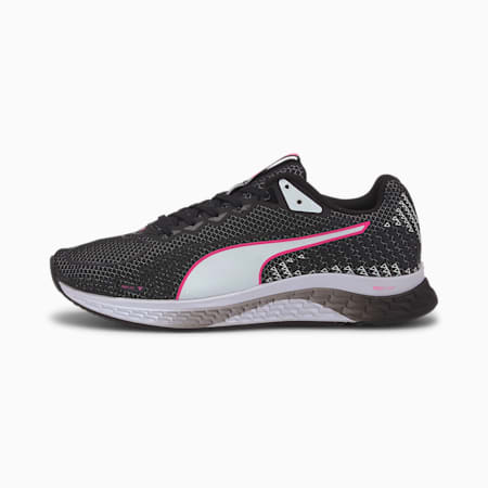 SPEED Sutamina 2 Women's Running Shoes, Puma Black-Puma White-Luminous Pink, small-IND