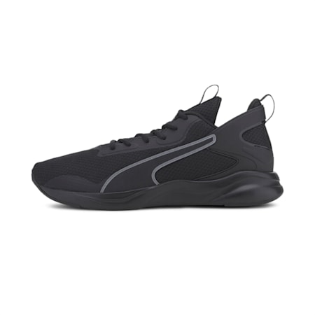 puma black color shoes