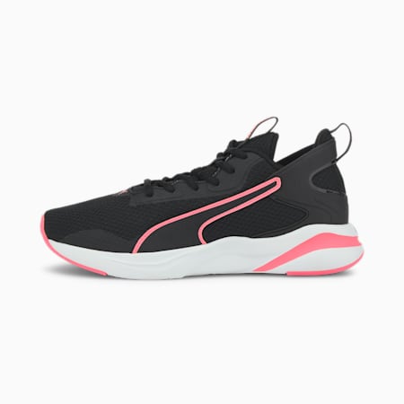 SOFTRIDE Rift Women's Running Shoes, Puma Black-Luminous Peach, small-AUS