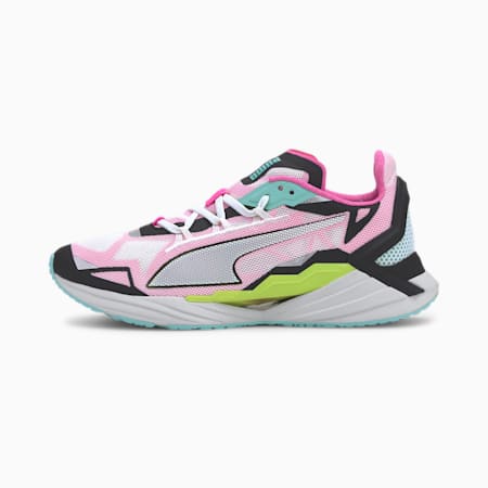 puma white running sneakers