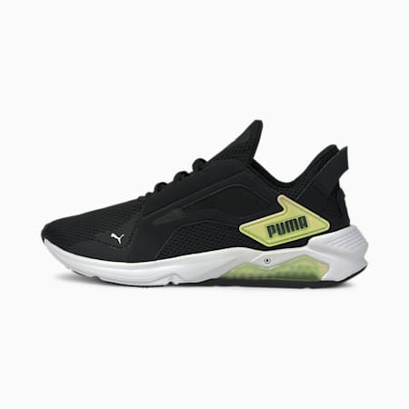 LQDCELL Method Women's Training Shoes, Puma Black-SOFT FLUO YELLOW, small-SEA