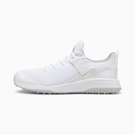 Fusion Evo Herren Golfschuhe, Puma White-Quarry, small