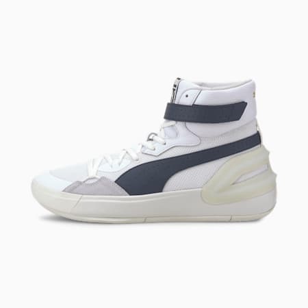 Sky Modern Basketball Shoes, Puma White-Peacoat, small-PHL