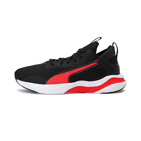 SOFTRIDE Rift Kid's Shoes, Puma Black-High Risk Red, small-IND