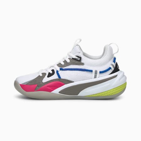 RS-Dreamer Proto Youth Basketball Shoes, Puma White-Steel Gray-Beetroot Purple, small-GBR