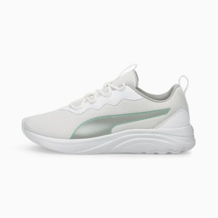 Softride Sophia Easy Women's Running Shoes, Puma White-Eggshell Blue-Metallic Silver, small-AUS