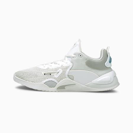 white gym shoes