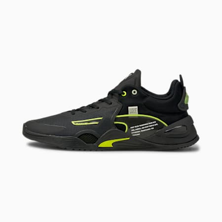 PUMA x FIRST MILE FUSE Men's Training Shoes, Puma Black-Yellow Alert, small-IND