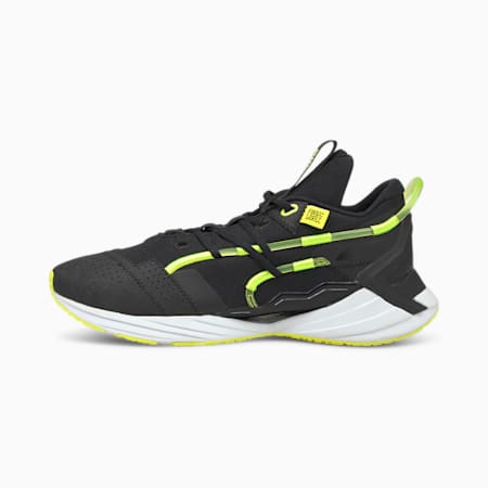 PUMA x FIRST MILE ULTRA Triller Men's Running Shoes, Puma Black-Yellow Alert-Puma White, small-SEA