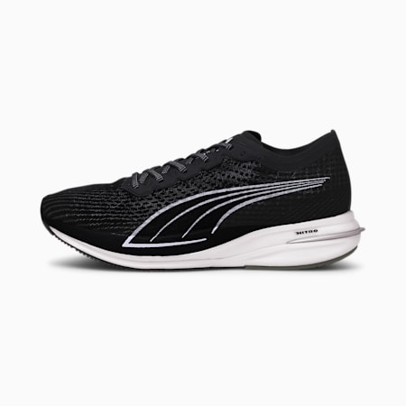 Deviate NITRO Men's Running Shoes, Puma Black-Puma Silver, small-PHL