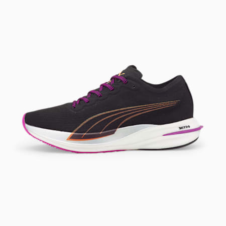 Deviate NITRO™ Women's Running Shoes, Puma Black-Neon Citrus, small-IDN