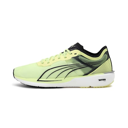 Liberate Nitro Women's Running Shoes, SOFT FLUO YELLOW-Puma Black, small-IND