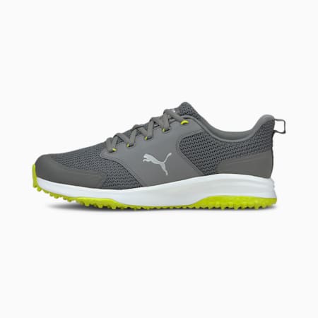 Grip Fusion Sport 3.0 Men's Golf Shoes, QUIET SHADE-Puma Silver-Limepunch, small
