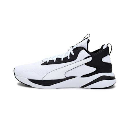 puma black color shoes