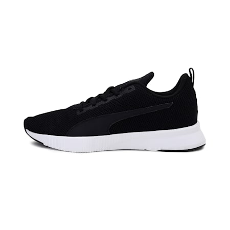 Puma black and white sports shoes