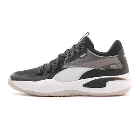 Court Rider Basketball Shoes, Puma Black-Puma White, small-PHL