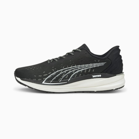 Magnify NITRO™ Men's Running Shoes, Puma Black-CASTLEROCK-Puma White, small-SEA
