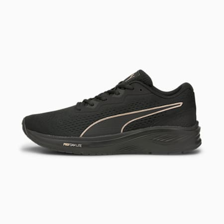 Black puma running shoes womens top