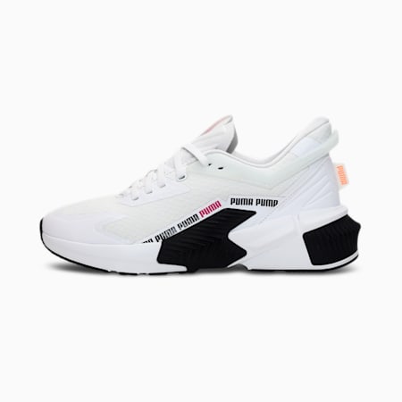 white puma gym shoes