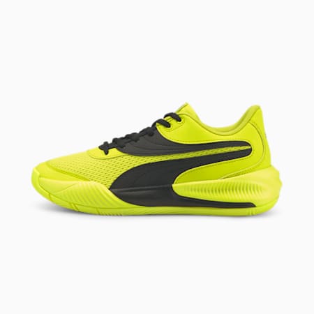 Triple Youth Basketball Shoes, Yellow Glow-Puma Black, small-AUS