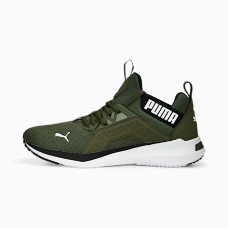 Softride Enzo NXT Running Shoes Men, Green Moss-PUMA Black-PUMA White, small-DFA