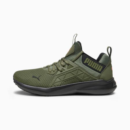 Softride Enzo NXT Running Shoes Men, Green Moss-PUMA Black, small-THA