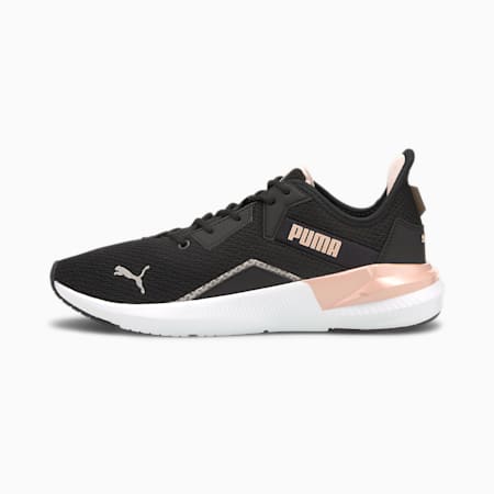 Platinum Shimmer Women's Training Shoes, Puma Black-Lotus, small-SEA