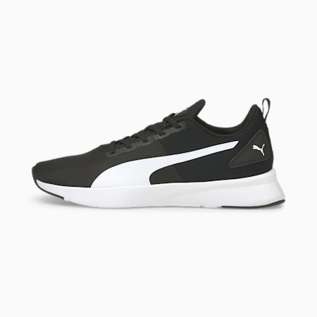 Puma black and white sports shoes
