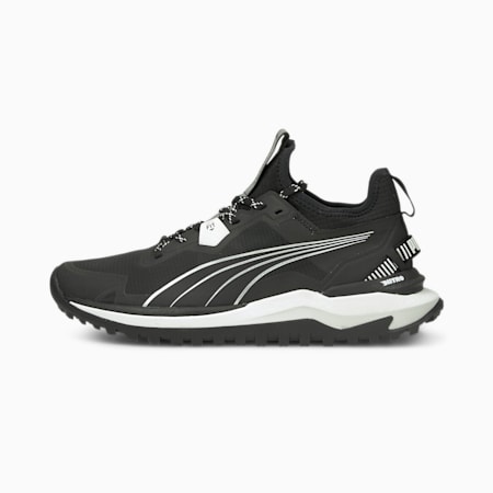 Voyage NITRO™ Men's Trail Running Shoes, Puma Black-Nimbus Cloud-Metallic Silver, small-SEA