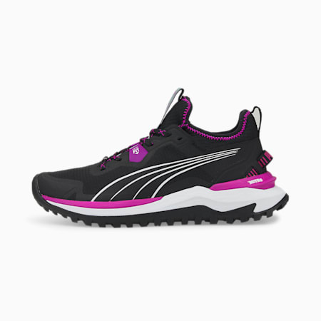 Voyage Nitro Women's Trail Running Shoes, Puma Black-Deep Orchid, small-SEA