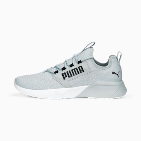 Retaliate Block Men's Running Shoes, Platinum Gray-PUMA Black, small-AUS