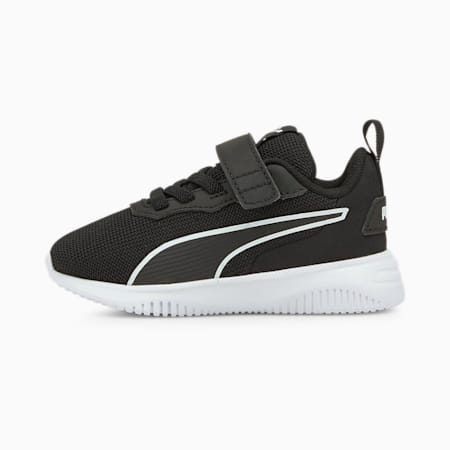 Flyer Flex AC Trainers Toddler in White Black Size 4 by PUMA