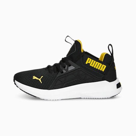 Softride Enzo Nxt Youth Running Shoes, PUMA Black-Pelé Yellow, small-IND