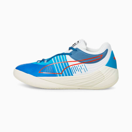 Fusion Nitro Basketball Shoes, Ocean Dive-Puma White, small-AUS