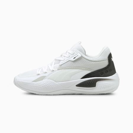 Court Rider I Basketball Shoes, Puma White-Puma Black, small-AUS