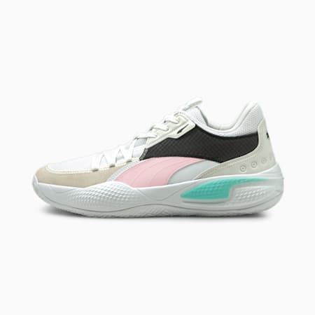 Court Rider Summer Days Basketball Shoes, Puma White-Pink Lady, small-AUS