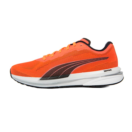 Sepatu Lari Wanita Velocity NITRO, Lava Blast-Puma Black-Puma Silver, small-IDN