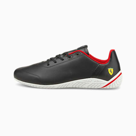 Zapatillas de automovilismo Scuderia Ferrari Ridge Cat, Puma Black-Puma White-Rosso Corsa, small