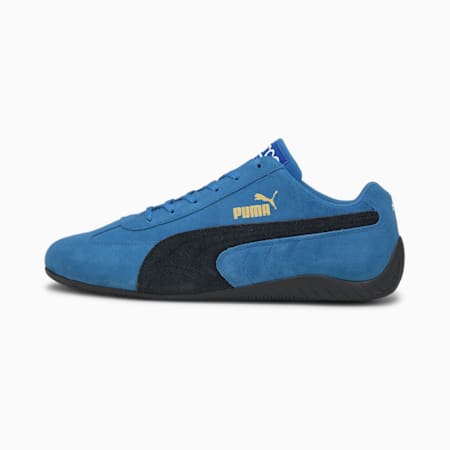 puma blue slippers