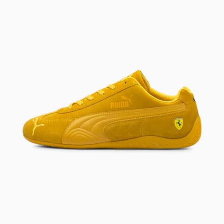 Scuderia Ferrari Speedcat Motorsport Shoes, Saffron-Saffron-Saffron, small-AUS