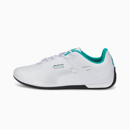 Mercedes AMG Petronas F1 A3ROCAT Men's Sneakers, Puma White-Spectra Green, small-IND